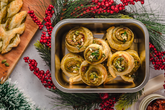 Spinach and Sundried Tomato Pinwheels