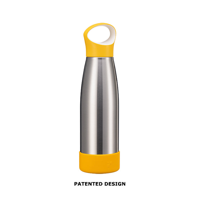 25 Ounce Stainless Steel Vacuum Sealed Water Bottle (Yellow)