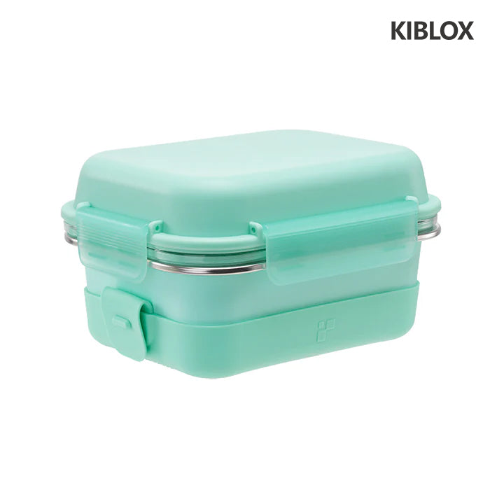 KIBLOX 5.1 Cup Stainless Steel Bento with Divider Layer and Ice Pack