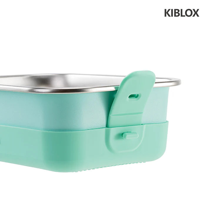 KIBLOX 5.1 Cup Stainless Steel Bento with Divider Layer and Ice Pack