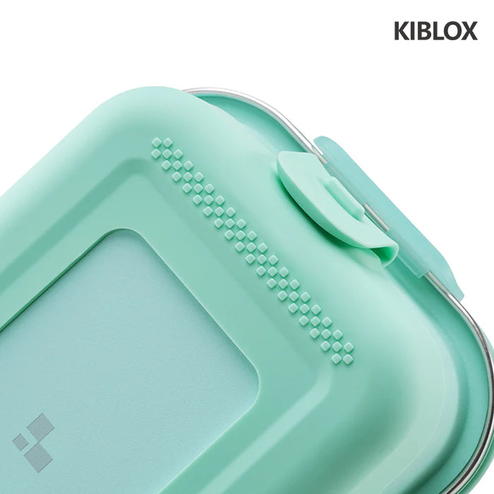 KIBLOX 5.1 Cup Stainless Steel Bento with Divider Layer and Ice Pack