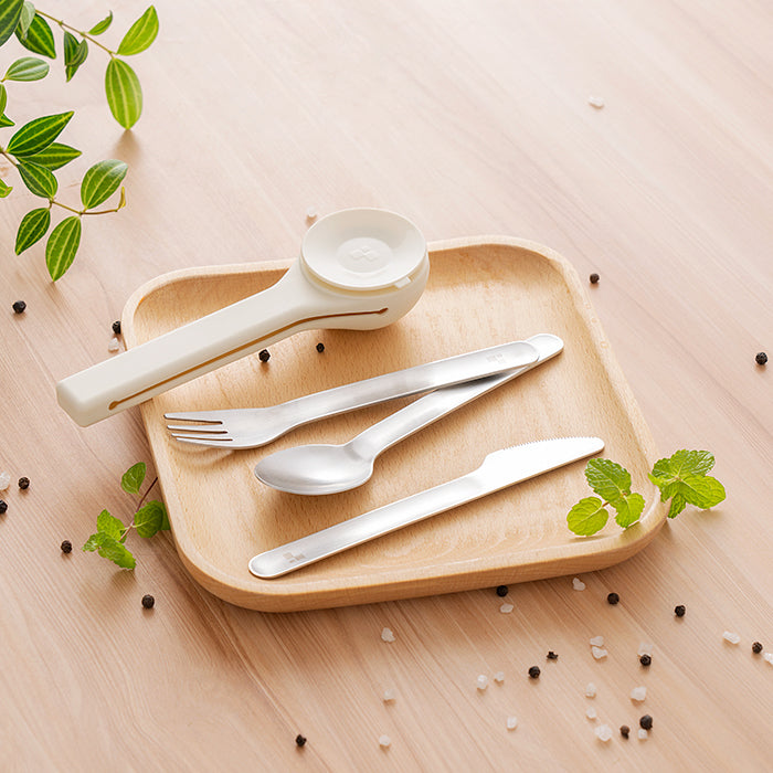 Stainless Steel Cutlery with Silicone Carrying Case