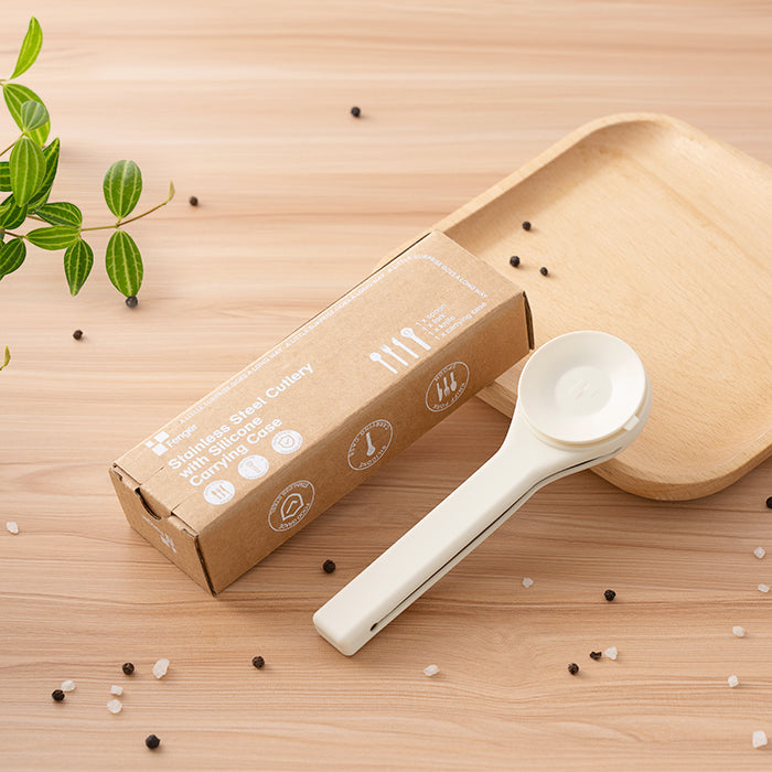 Stainless Steel Cutlery with Silicone Carrying Case
